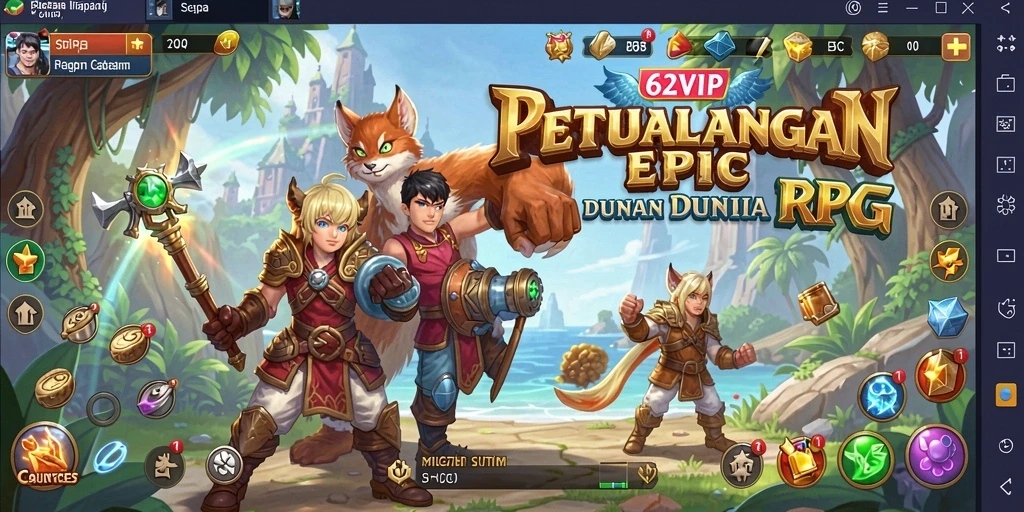 Tampilan gameplay <strong>62VIP</strong> yang mendebarkan dengan aksi pertempuran mengesankan.
