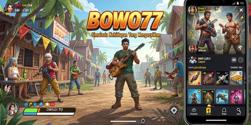 Tampilan nyata dari gameplay BOWO77 dengan fitur simulasi menarik.
