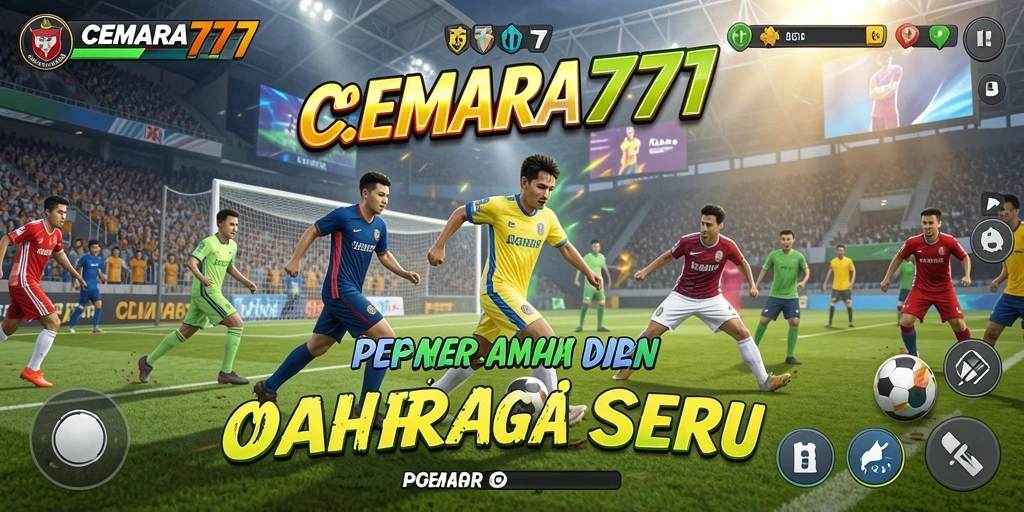 Screenshot gameplay CEMARA777 menampilkan aksi olahraga seru.