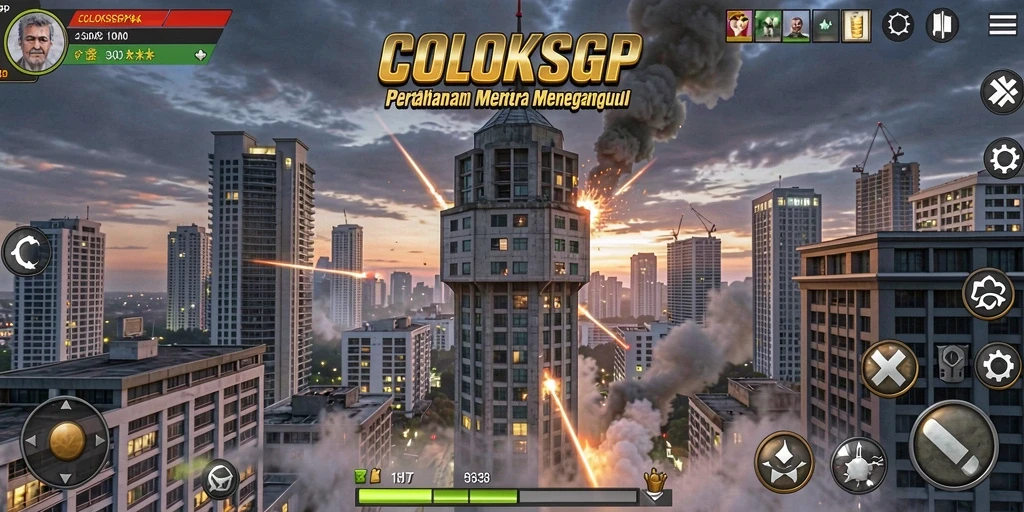 Tampilan gameplay COLOKSGP yang menegangkan dan menarik.