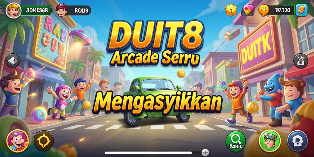Tampilan seru dari gameplay DUIT8 yang penuh aksi.