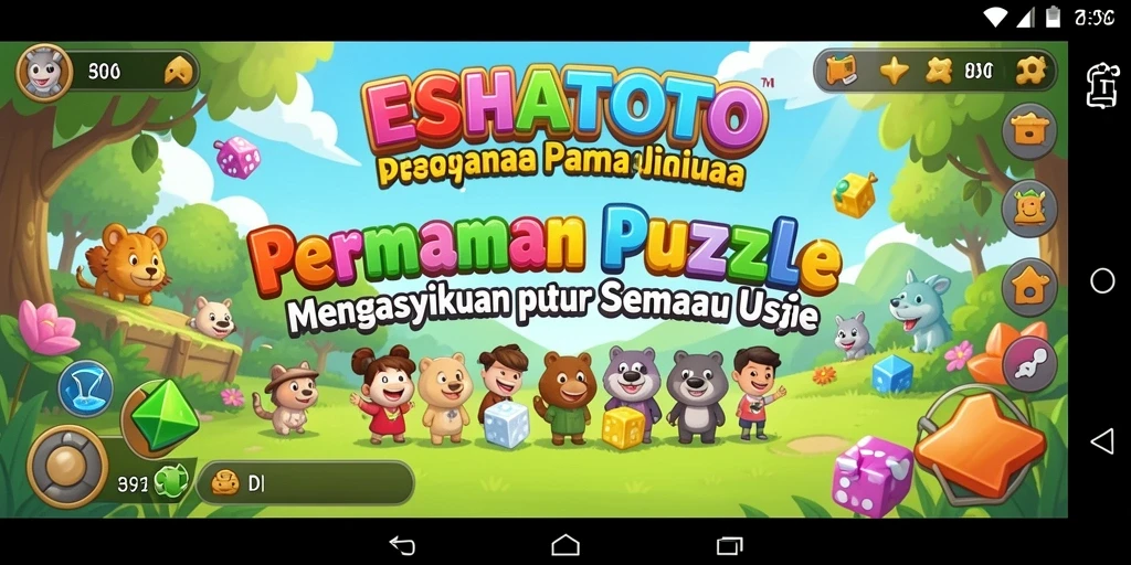 Tampilan gameplay menantang dari ESHATOTO yang memukau.