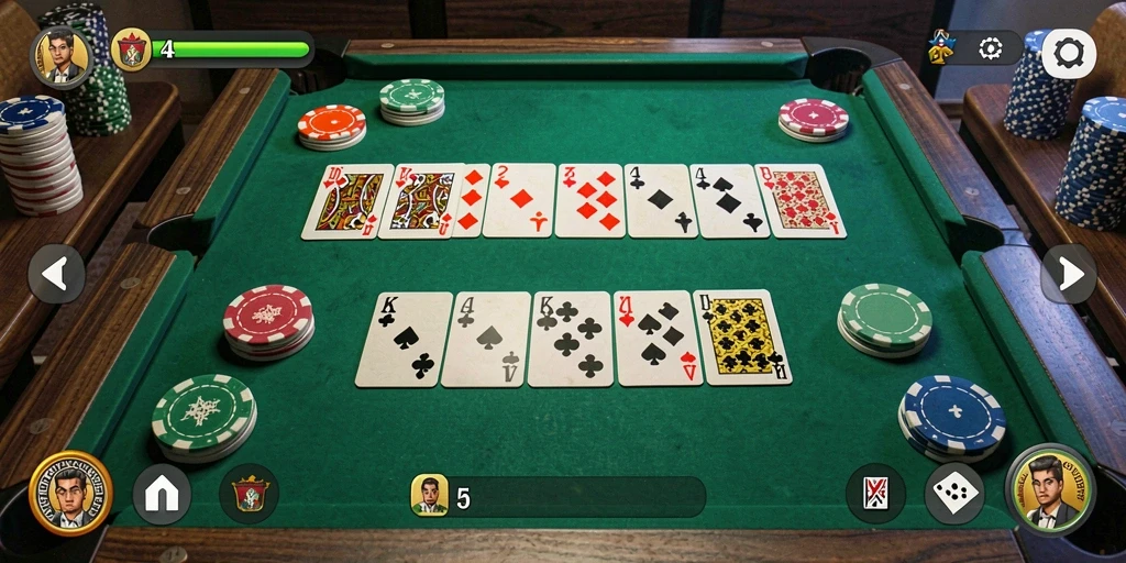 Tampilan screenshot gameplay Gaple yang seru dan interaktif.