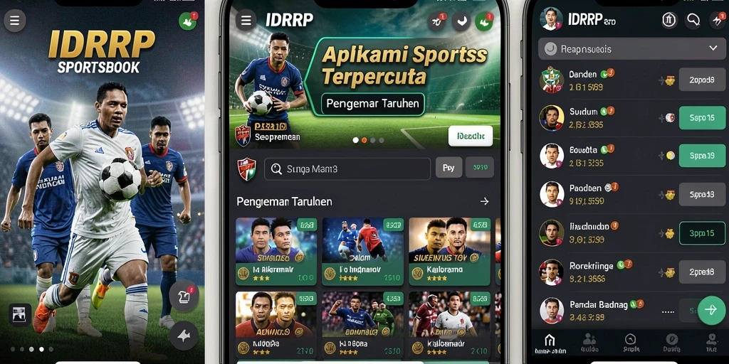 Tangkapan layar utama dari gameplay aplikasi Sportsbook yang menarik.