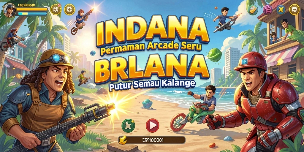 Tampilan gameplay seru dari INDAAA yang menantang dan menarik.
