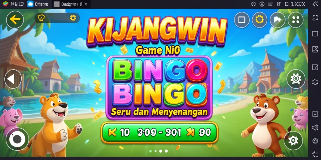 Screenshot gameplay KIJANGWIN menampilkan suasana Bingo yang seru dan penuh aksi.