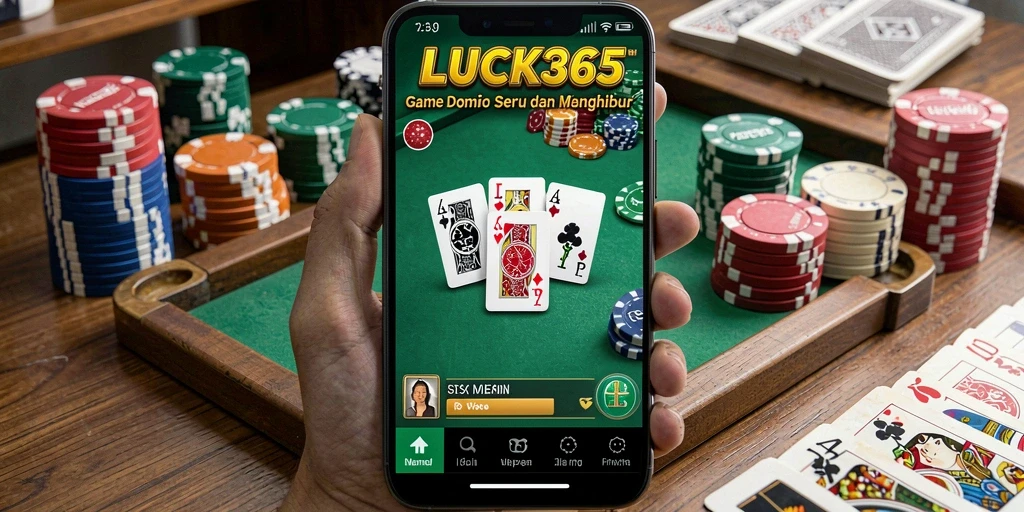 Tampilan screenshot dari gameplay menarik LUCK365 yang menunjukkan keseruan bermain Domino.