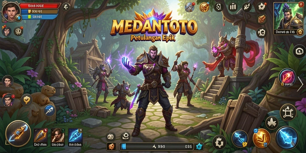 Tampilan gameplay RPG yang menarik di MEDANTOTO.