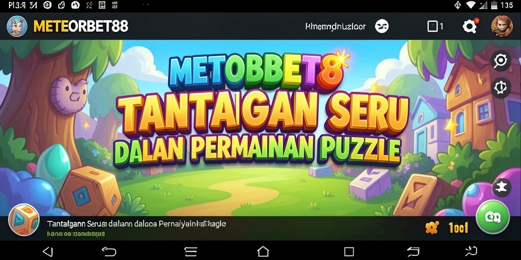 Tampilan gameplay seru dari METEORBET88 yang menantang.