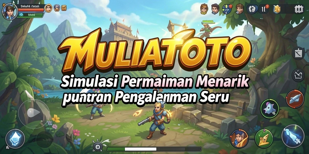 Tangkapan layar gameplay MULIATOTO yang menampilkan suasana simulasi yang mendebarkan.