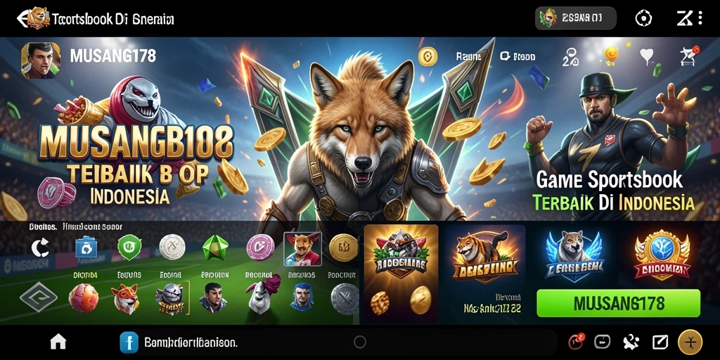 Tampilan gameplay menarik di MUSANG178 dengan berbagai opsi taruhan olahraga.