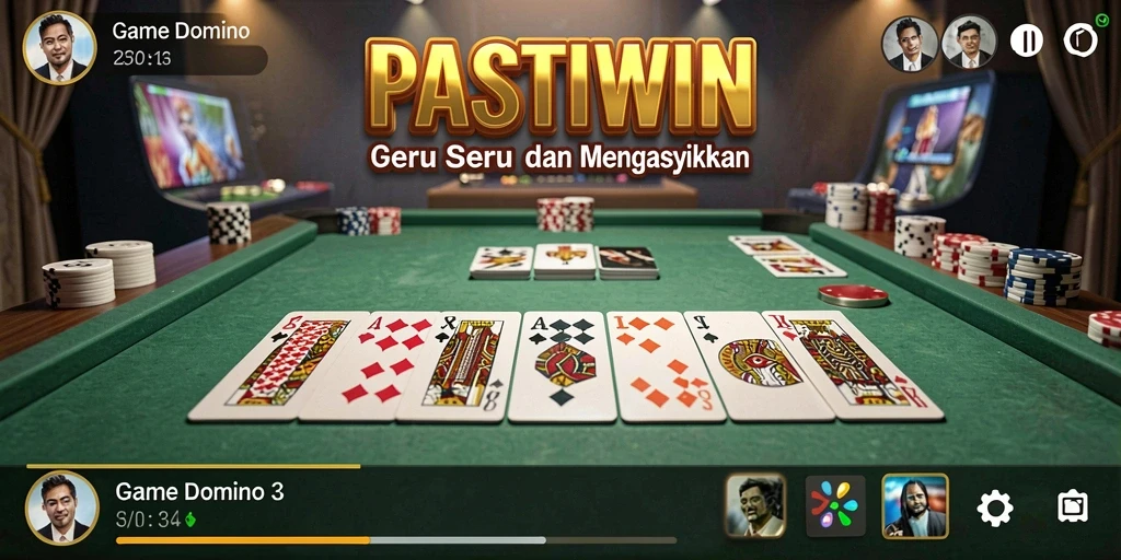 Tampilan penuh aksi gameplay PASTIWIN yang seru dan kompetitif.