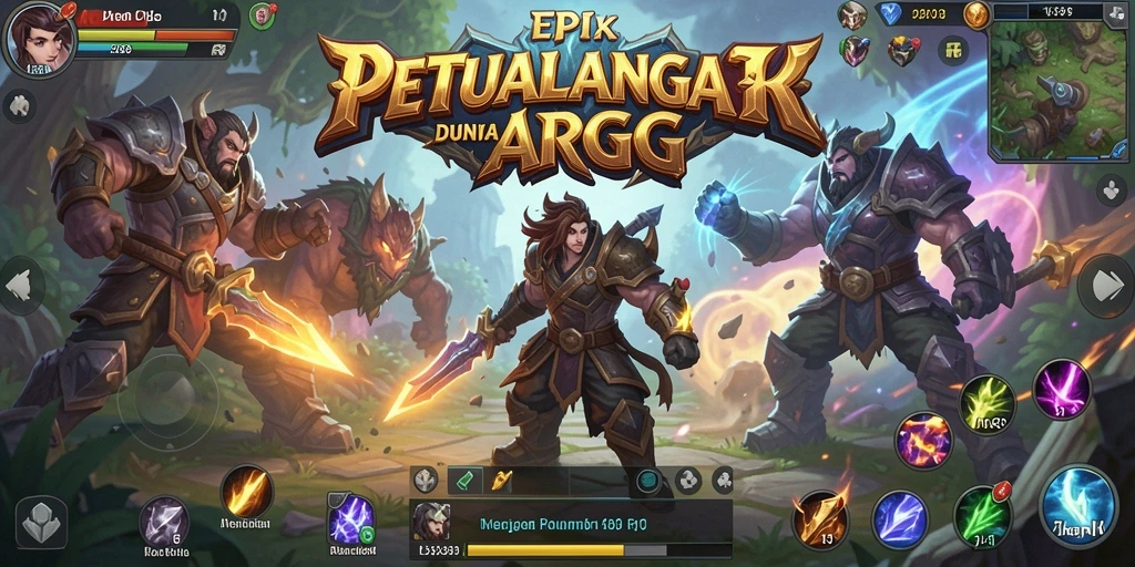 Gameplay seru T6 di dunia ARPG dengan pertempuran epik.