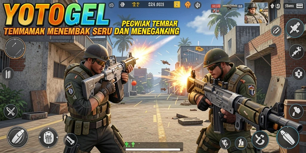 Tampilan gameplay menarik dan penuh aksi di YOTOGEL.